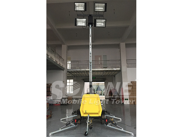 液壓拖車式移動照明燈塔的主要特點